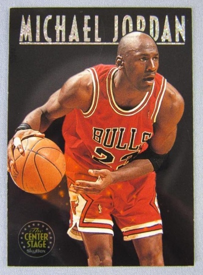 1993-94 Skybox Center Stage #CS1 Michael Jordan Insert Card
