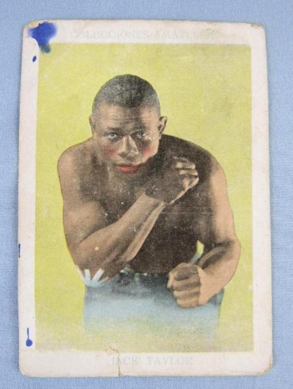 Rare! Jack Taylor 1928 Chocolate Amatller Boxing Card