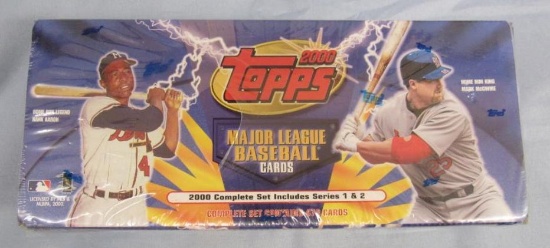2000 Topps Baseball Factory Sealed Set
