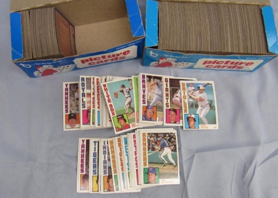 Approx (750) 1984 Topps Baseball Cards in Vending Boxes