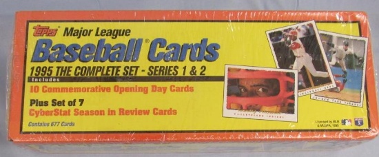 1995 Topps Baseball Factory Sealed Set. Series 1 & 2 w/ Inserts