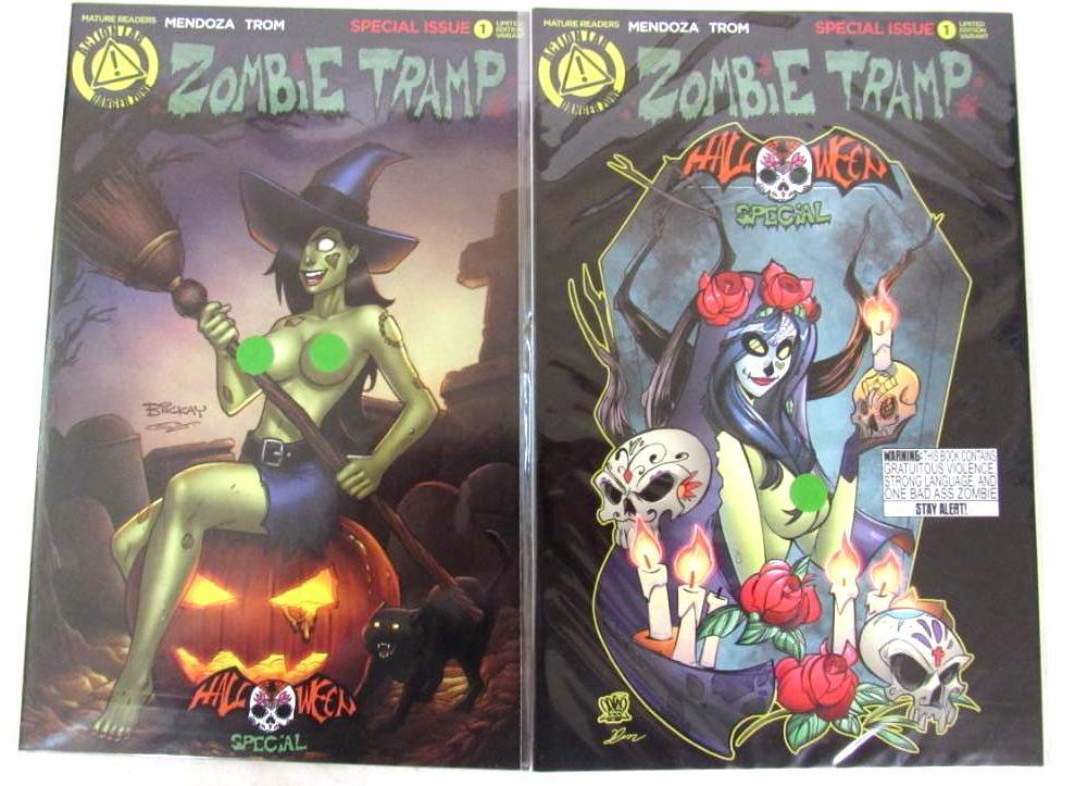 Zombie popular Tramp Halloween Variant #1 Signed