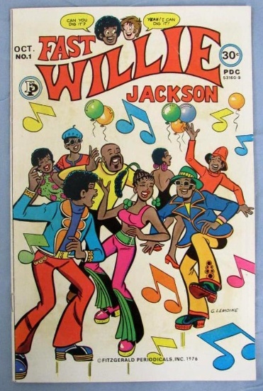 Fast Willie Jackson #1 (1976) Fitzgerald Pub. Scarce