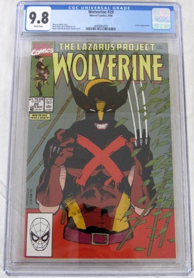 Wolverine #29 (1990) Classic Klaus Janson Cover CGC 9.8