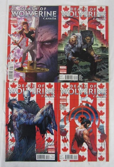Death of Wolverine (2014) #1-4 Complete Run - ALL Canada Variants