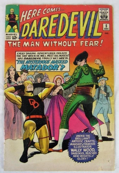 Daredevil #5 (1964) Key 1st Appearance The Matador