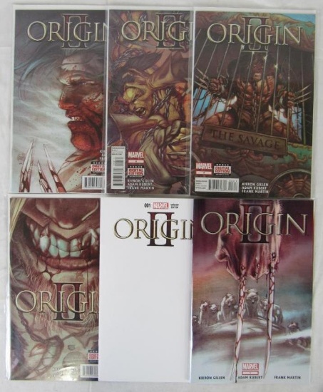 Origin II (2014, Marvel) #1-5 Run, + Variant