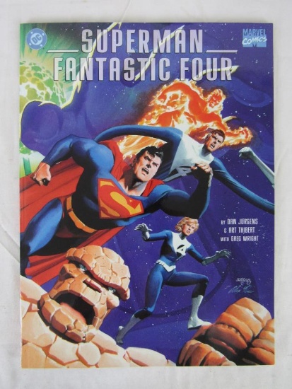 Superman/ Fantastic Four (1999) Oversized Treasury/ Alex Ross Cover