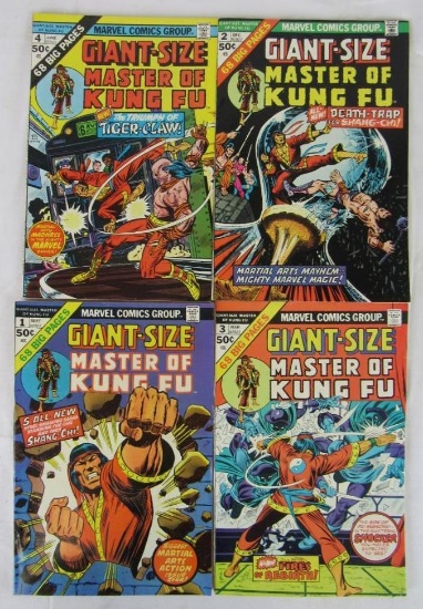 Giant-Size Master of Kung Fu (1974, Marvel) #1, 2, 3, 4 Set