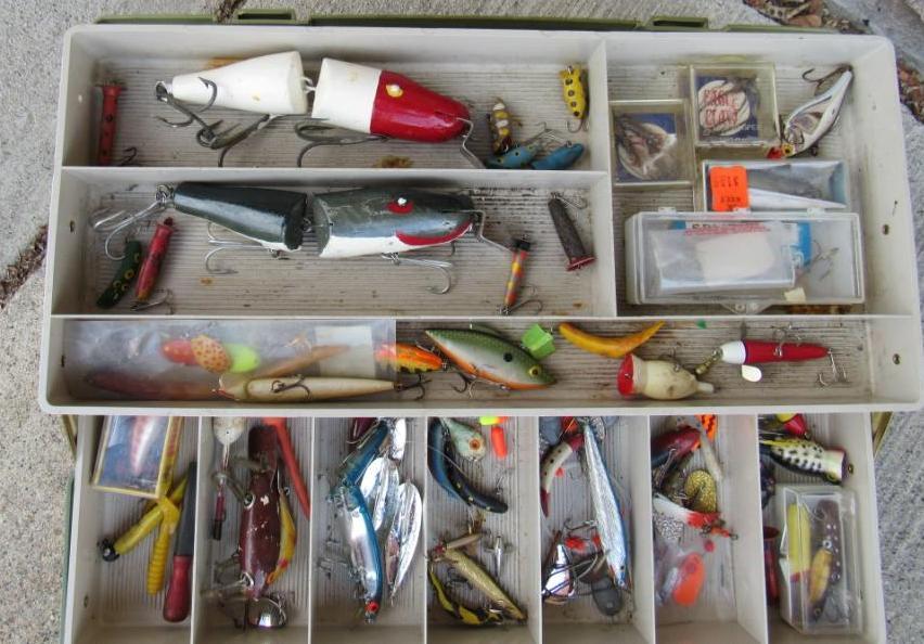 Estate Found Vintage Plano Fishing Tackle Box w/