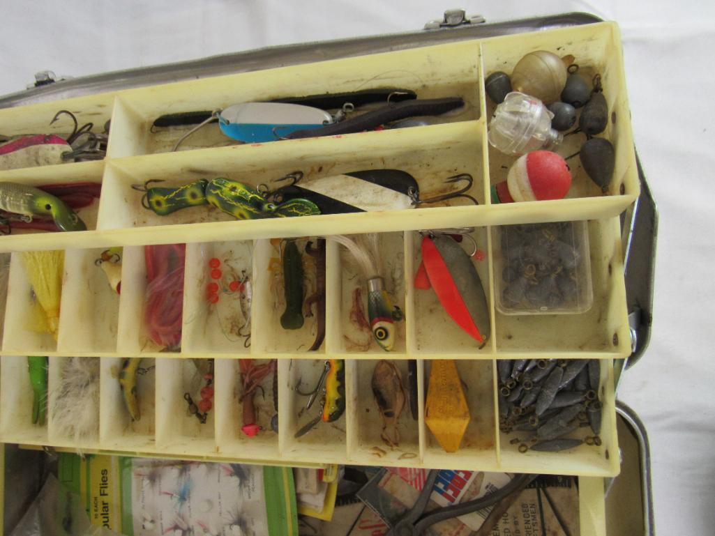 Assorted Large Lot of Vintage Fishing Tackle and Lures with