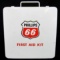 Excellent Vintage Phillips 66 Metal Service Station First Aid Kit