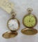 Lot (2) Antique Pocket Watches in Hunter Cases. Elgin & Illinois