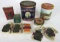 Excellent Estate Found Lot of Antique Tobacco Tins & Items