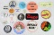 NASA/Music/Protest/Political & More Group of (17) Vintage Pinbacks & Patches