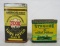 Lot (2) Antique Tire Patch Gas & Oil Advertising Cans. Dixie & Sterling