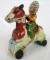 Excellent TT (Japan) Takatoku Tin Friction Indian Chief on Horse