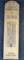 Antique Strouf Funeral Home (Racine, WI) Wooden Advertising Thermometer 12