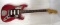 Rare Fender USA Parallel Universe Jaguar Stratocaster 6 String Electric Guitar (Candy Apple Red)