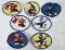 Walt Disney WWII Premium Patches Group of (7)