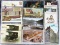 Grouping of Antique Advertising Postcards. Wrigley, Sherwin Williams, Candy, Rapid Ambulance ++