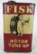 Excellent Vintage Fisk Motor Tune Up Metal Graphic Oil Can