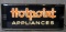 1947 Hotpoint Appliances Art Deco Dealer Lighted Sign