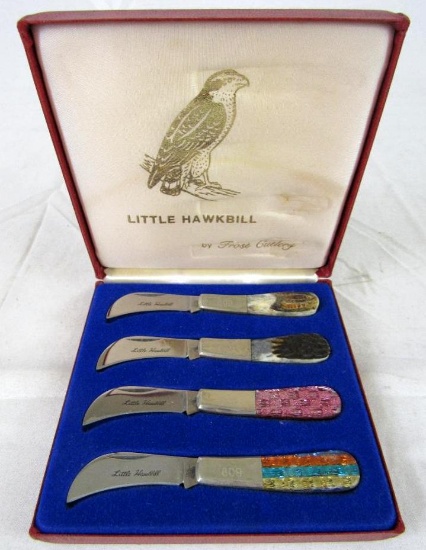 Vintage Frost Cutlery (Japan) "Little Hawkbill" Pocket Knife Set