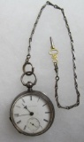 Antique National Watch Co. Early Key Wind Pocket Watch