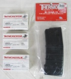 3 NOS Boxes (60 Rds) Winchester .223 AR-15 Ammo & NOS Thermold 30 Rd Magazine