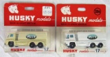 Lot (2) Vintage 1960's Husky 1:64 Guy Warrior Milk Truck #17