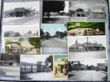 Grouping of Antique Postcards. All Gas Service Stations. Mobil, Gulf, Esso Etc.