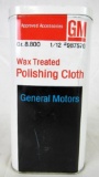 Excellent General Motors GM Polishing Cloth in Metal Graphic Can