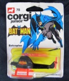 1976 Corgi Junior #78 1/64 Batman Batcopter MOC