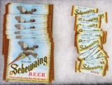 Grouping Antique Sebawing Beer NOS Unused Paper Bottle Labels