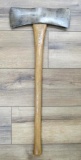 Antique Signed Keen Kutter L.E. Bell Double Sided Axe