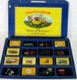 Vintage 1960's Matchbox Models Of Yesteryear Case Filled with Cars (Some MIB)
