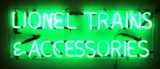 Outstanding Antique Lionel Trains & Accessories Skeleton Neon Sign