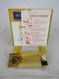 Vintage Delco Batteries Store Display / Gas Pump Metal Advertising Topper Sign