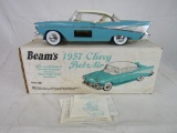 Vintage 1957 Chevy Bel Air Jim Beam Decanter in Original Box