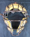 Antique Wilson #A3030 Catchers Mask w/ Original Straps and Pads