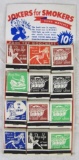 Jokers for Smokers Pin-UP Matchbook Store Display