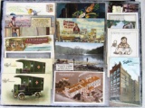 Grouping of Antique Advertising Postcards. Wrigley, Sherwin Williams, Candy, Rapid Ambulance ++