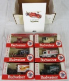 Complete Set (6) 1979 Lledo Die Cast Budweiser Trucks MIB