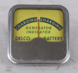 Excellent Antique Delco Battery Generator Indicator Gauge NOS Un-Used
