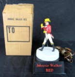 Excellent Vintage Johnnie Walker Red Lighted Bar Display Advertising Statue 9
