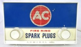 Vintage AC Fire Ring Spark Plugs Admiral Advertising Radio