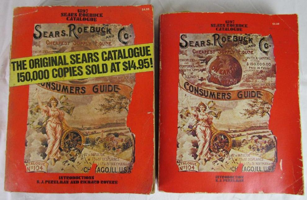 Lot (2) 1897 Sears & Roebuck Catalogs (1968 | Proxibid