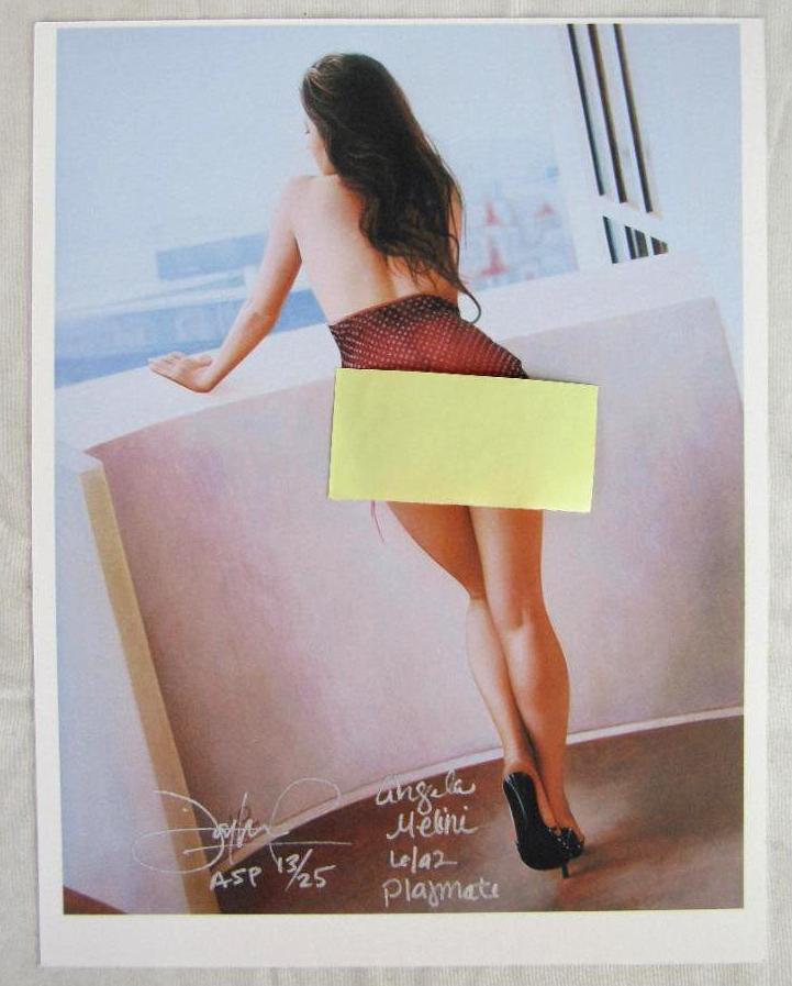 Jon Hul/Angela Melini (Playboy Playmate) S/N Proxibid