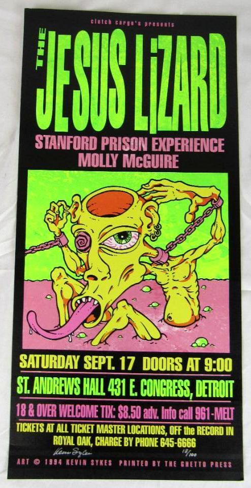 KOZIK JESUS LIZARD ポスター KOZIK JESUS LIZARD ポスター Jesus Lizard Poster | eBay